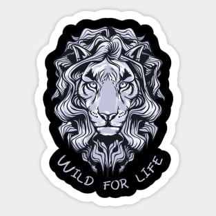 'Wild For Life' Environment Awareness Shirt Sticker